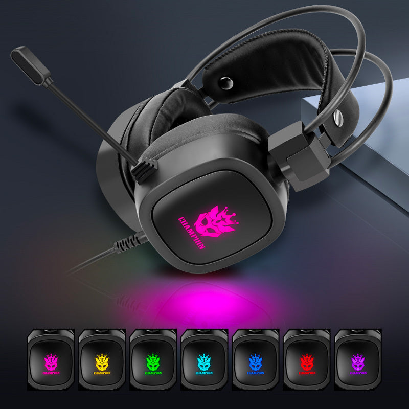 RGB gaming headset with color-changing earcups – SharpForYou shop gaming headphones at regular price for PC and console