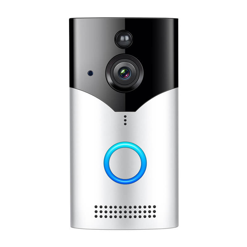 Smart home video doorbell with low-light night vision