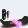Heated lumbar massage device