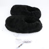 Black USB electric heating slippers 31CM