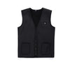 Zipper cardigan heated vest