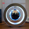 EU dack blue levitating desk globe with LED illumination