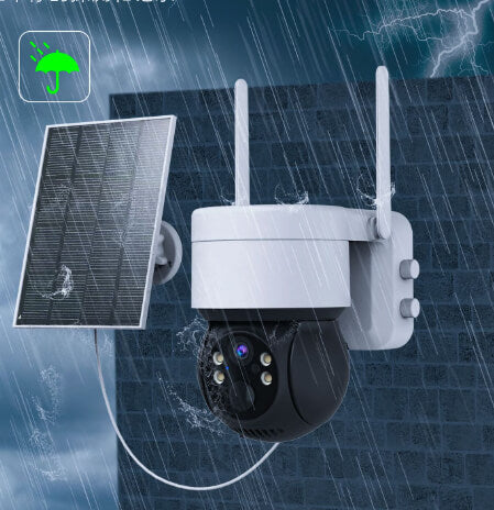 Outdoor motion detection surveillance camera with Wi-Fi and two-way audio, waterproof