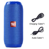 portable speaker with TF and USB support blue