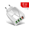 4-Port Fast USB Wall Charger – QC 3.0, Smart Charging | Sharp For You