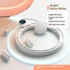 Bright Moon White Digital Weight-Bearing Hula Hoop Sharp For You 13 sections