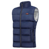 Winter heated vest with stand collar
