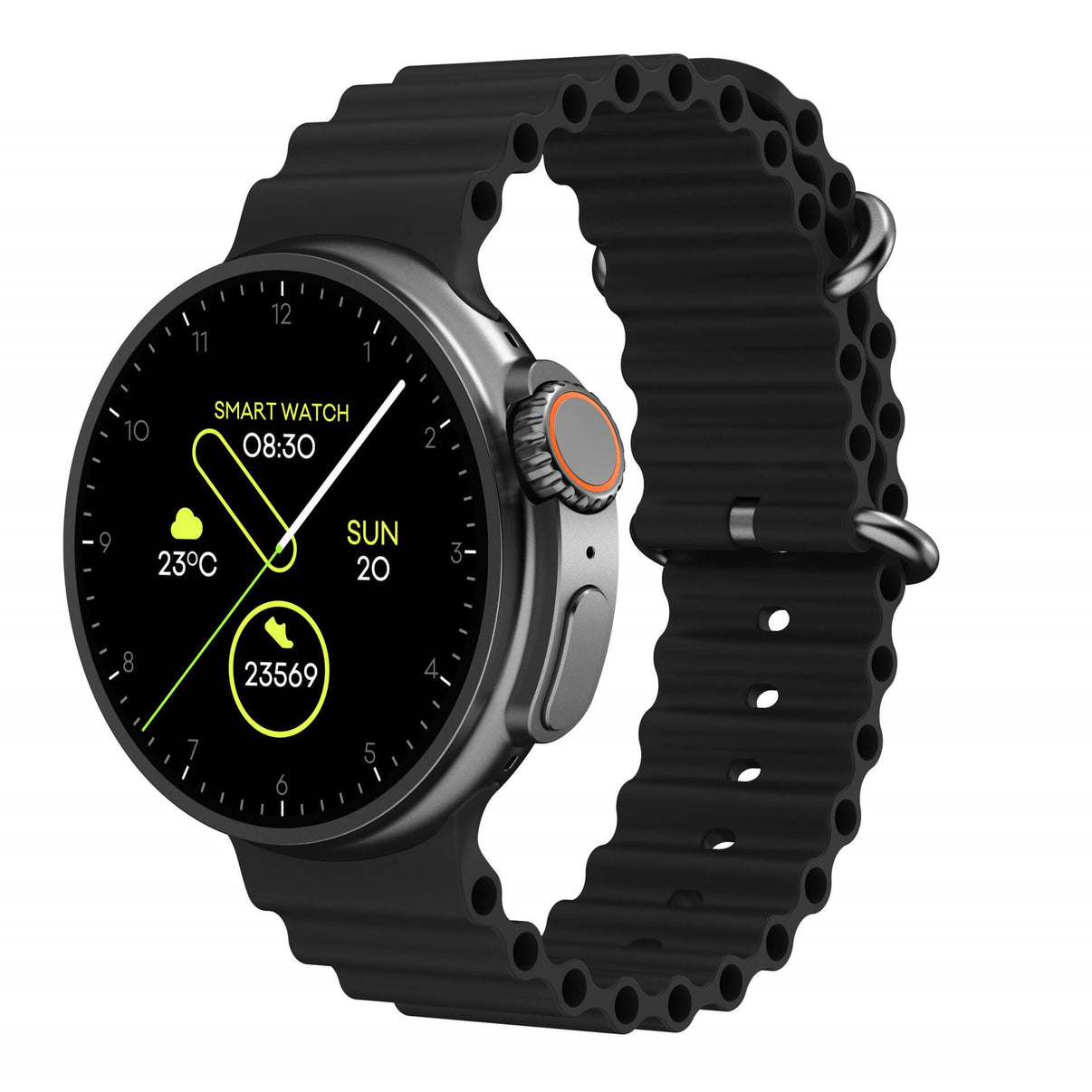 sports smart watch 1.39 inch screen black