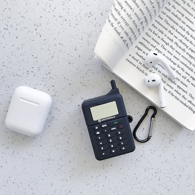 black cute airpods case silicone shockproof