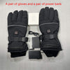 Solid color heated gloves design