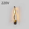 Contemporary Nordic wall sconce warm white 220V
