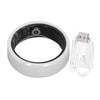 Ceramic White Smart Health Ring Heart Rate Sleep Monitoring