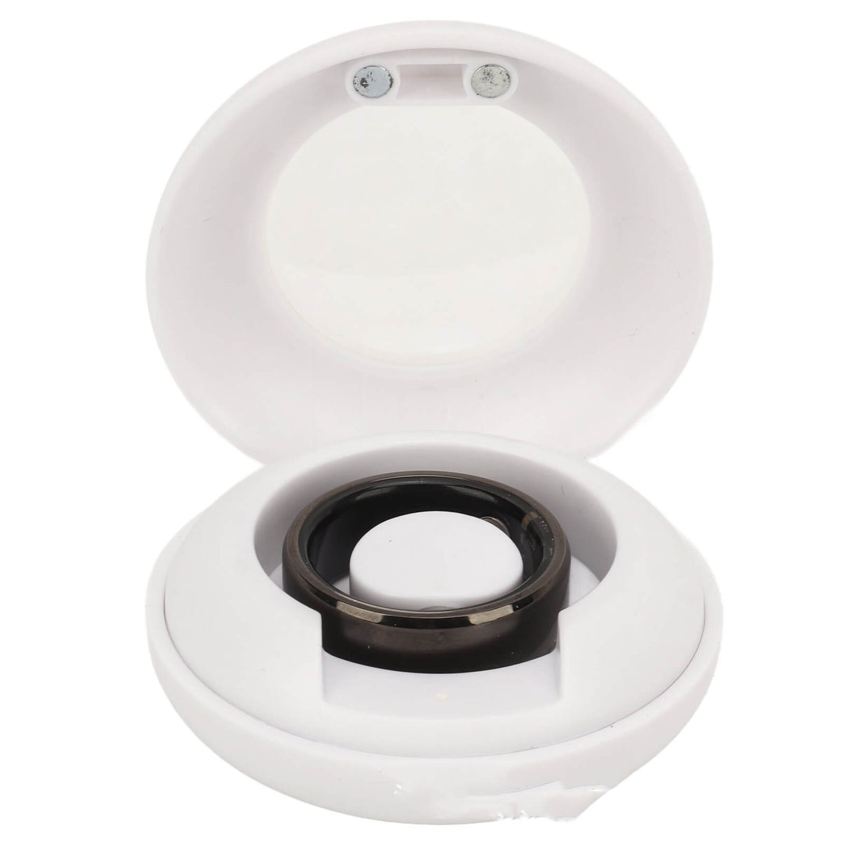 Black Compartment Smart Fitness Ring for Sleep and Wellness