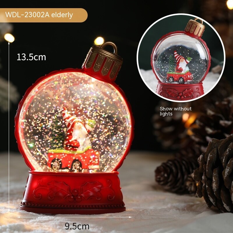 cozy Christmas scene decoration