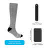 Electric heating socks gray