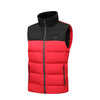 Cardigan-style self-heating vest