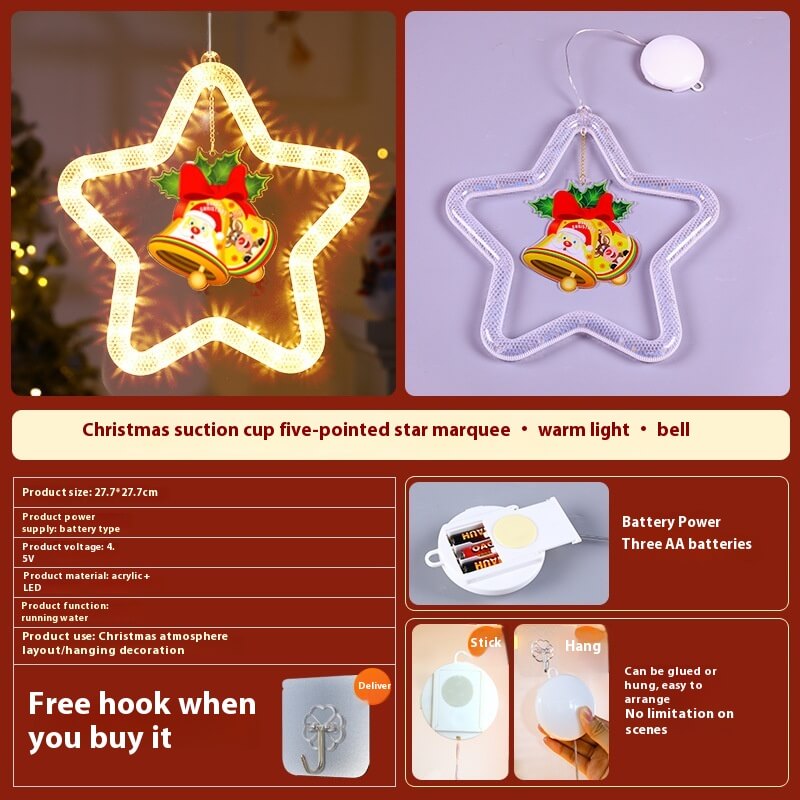 bright star light for festive home decor
