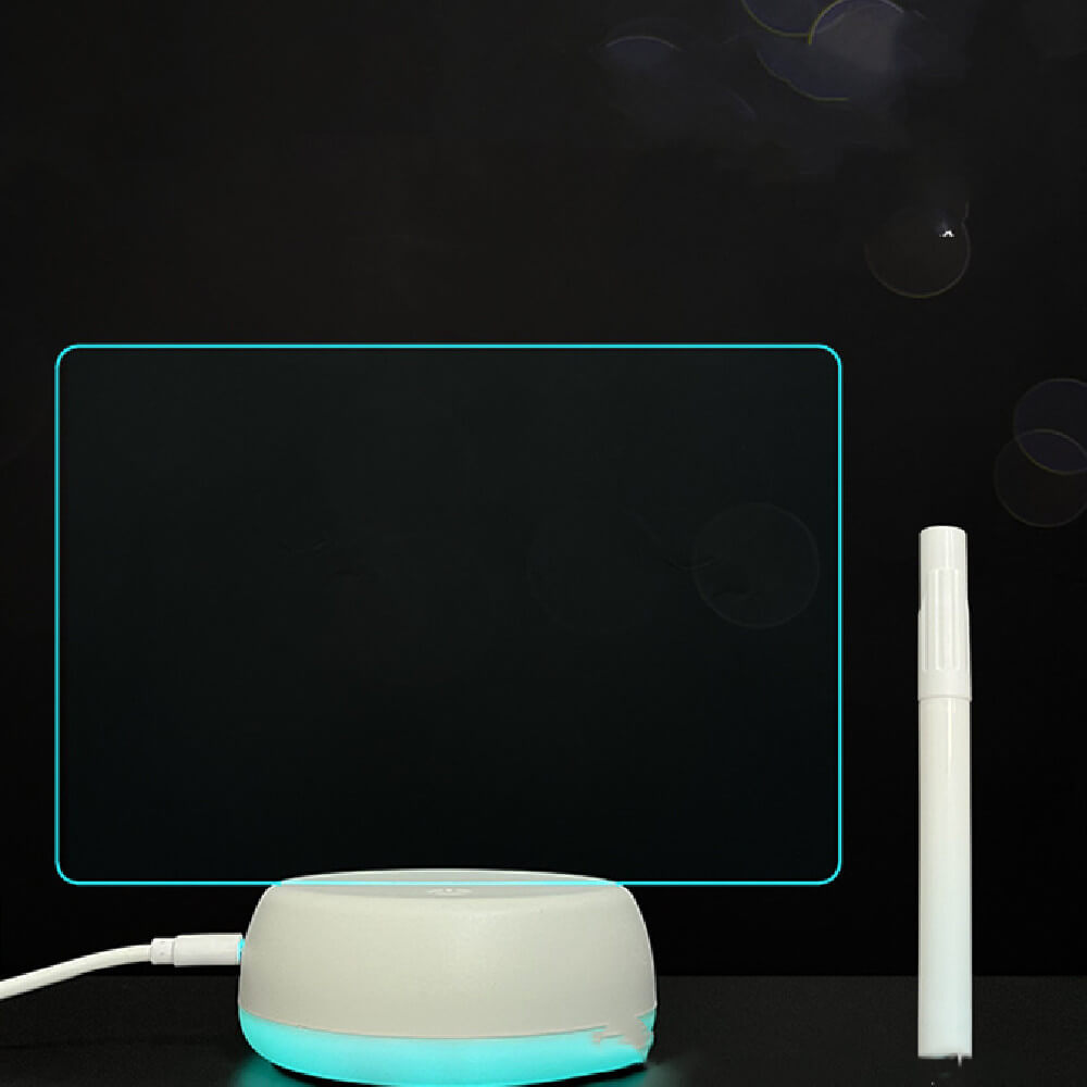led acrylic writing board for desk and bedroom