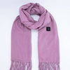 Skin pink burgundy heated scarf