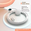 Bright Moon White 12 sections Digital Weight-Bearing Hula Hoop Sharp For You 
