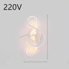 Long life LED wall lamp warm white 220V
