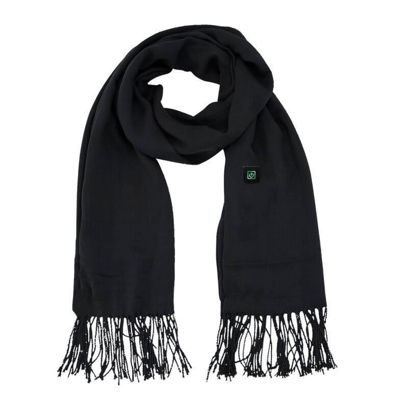 Black heated scarf modern style