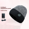 Electric heated beanie hat