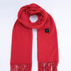 red winter electric heating scarf