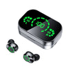 Wireless Bluetooth Earbuds – Smart LED Display & Noise Cancelling