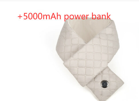 Cozy heated scarf home use