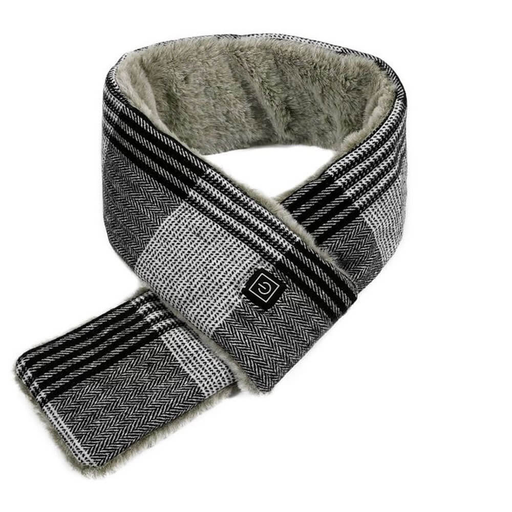 graphene heated scarf dark gray