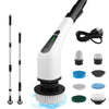 Adjustable electric cleaning brush with long handle