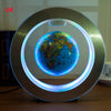 UK blue magnetic floating earth globe decor