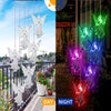 outdoor solar wind chime lamp angel design