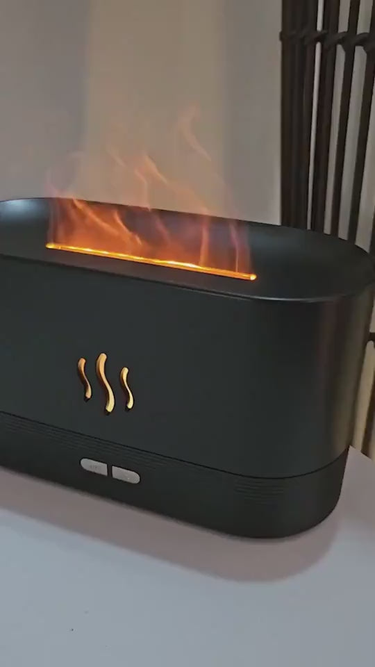 essential oil flame diffuser 7 color